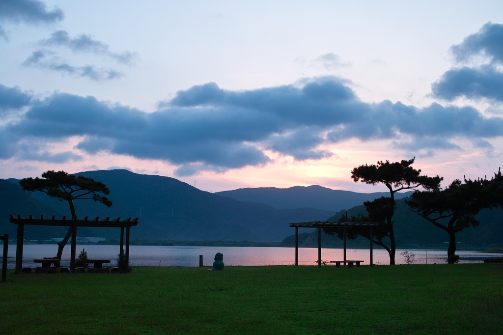 朝の公園