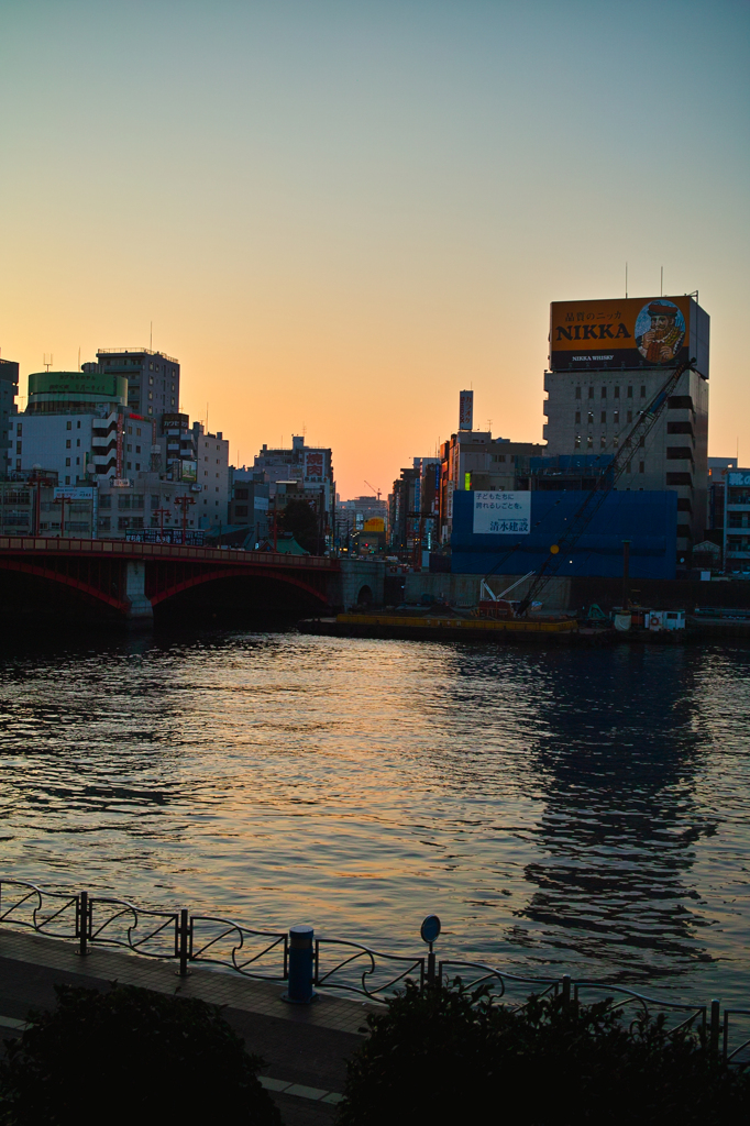 吾妻橋夕景