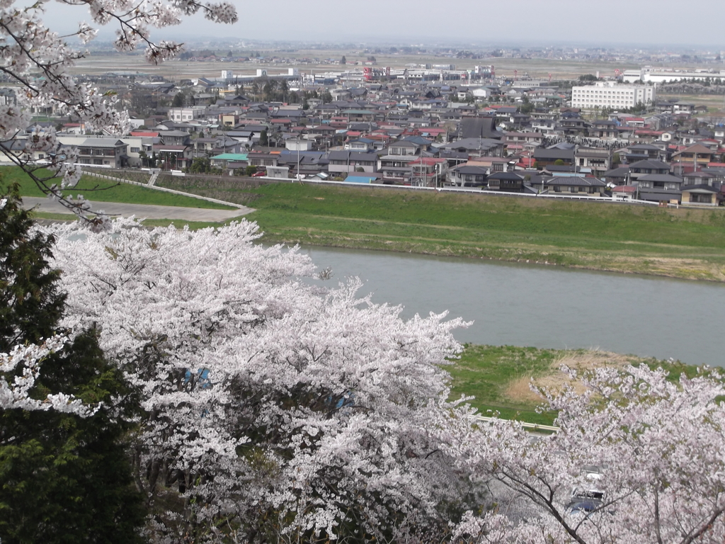 三本木の町