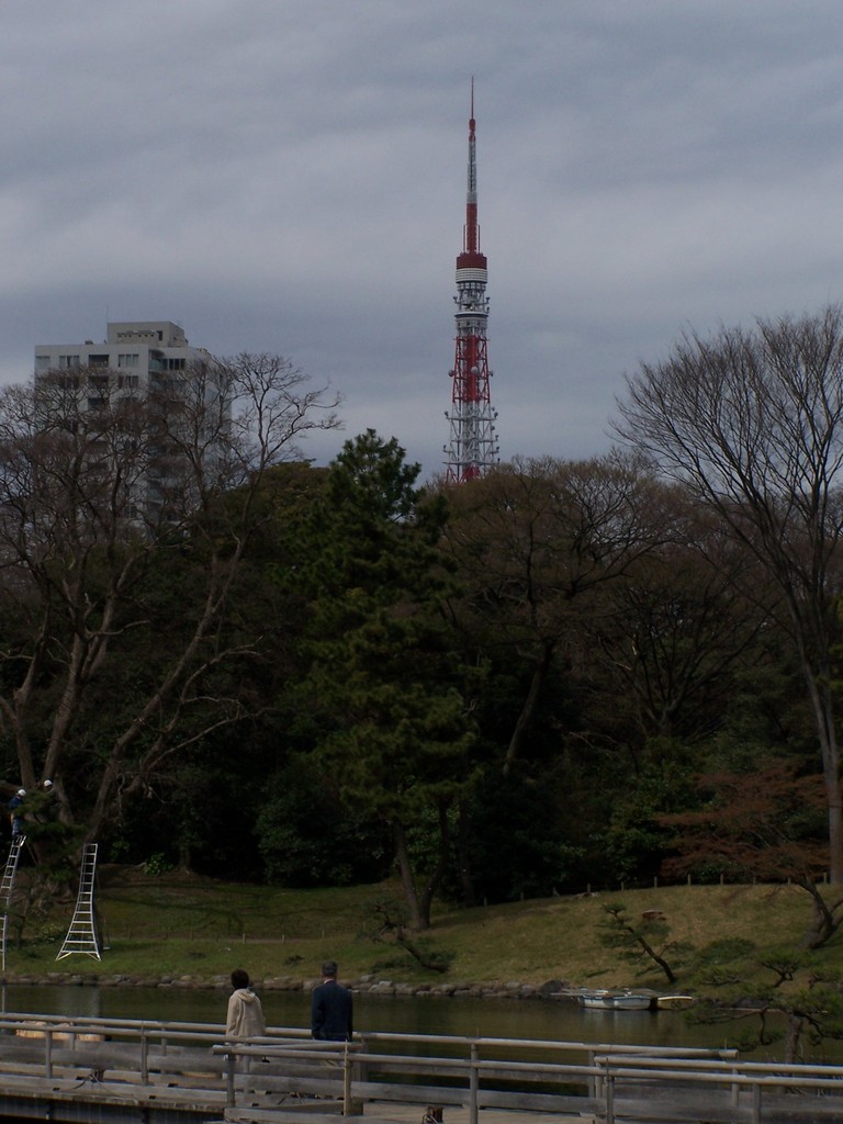 浜離宮から東京タワ－