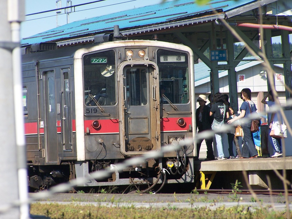 標茶駅到着