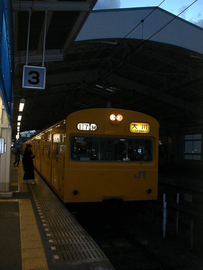 鶴見駅大川行き