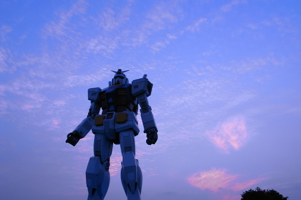夕焼けに染まる？