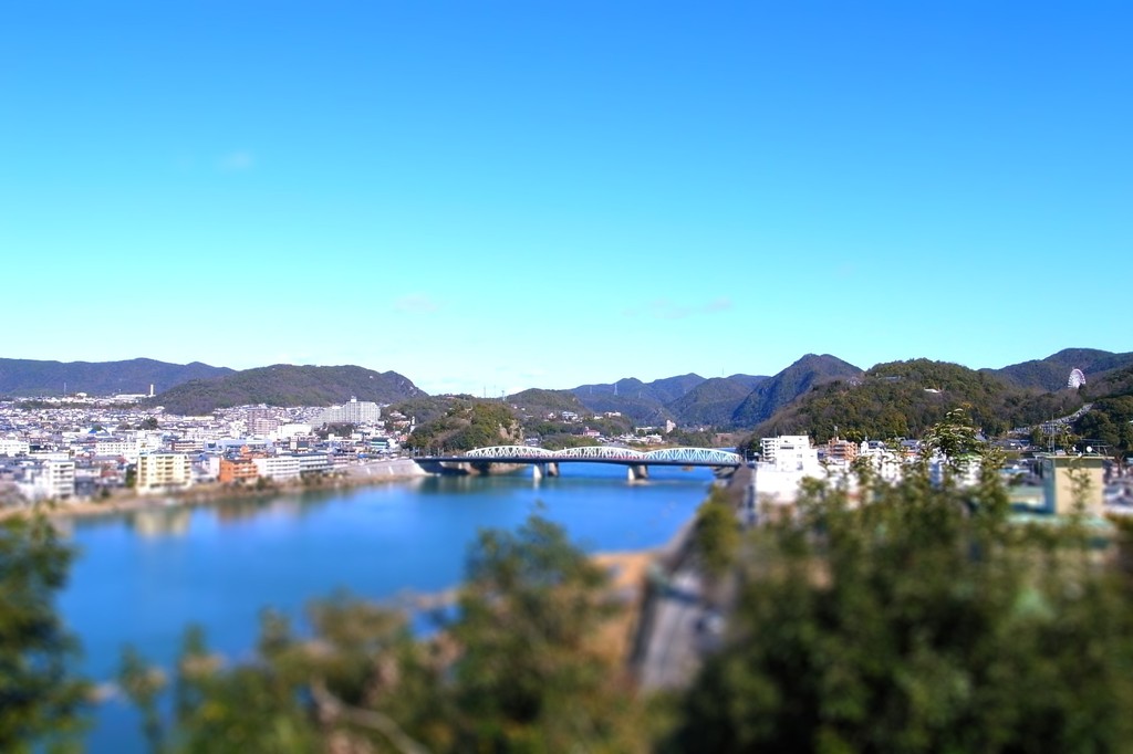 犬山城天守閣より