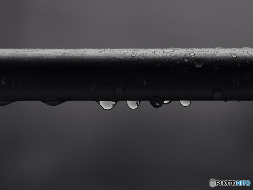 雨粒…