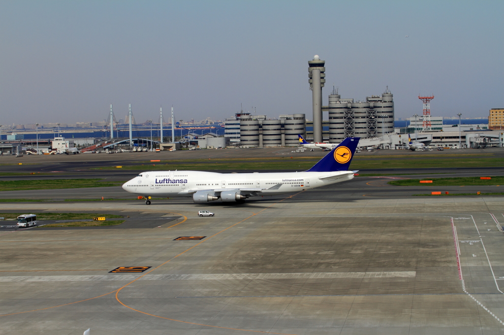 「Lufthansa」のジャンボ