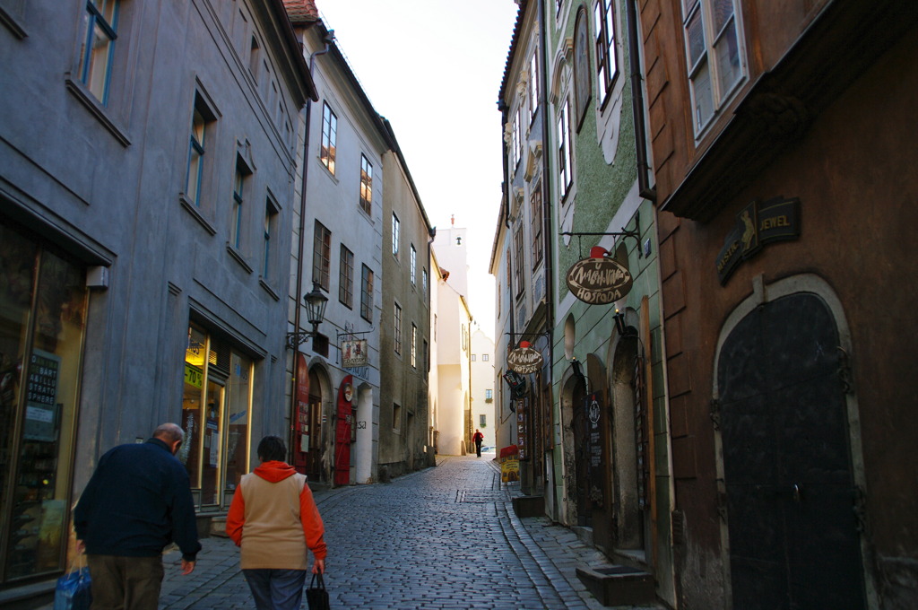 チェスキークルムルフの町並み