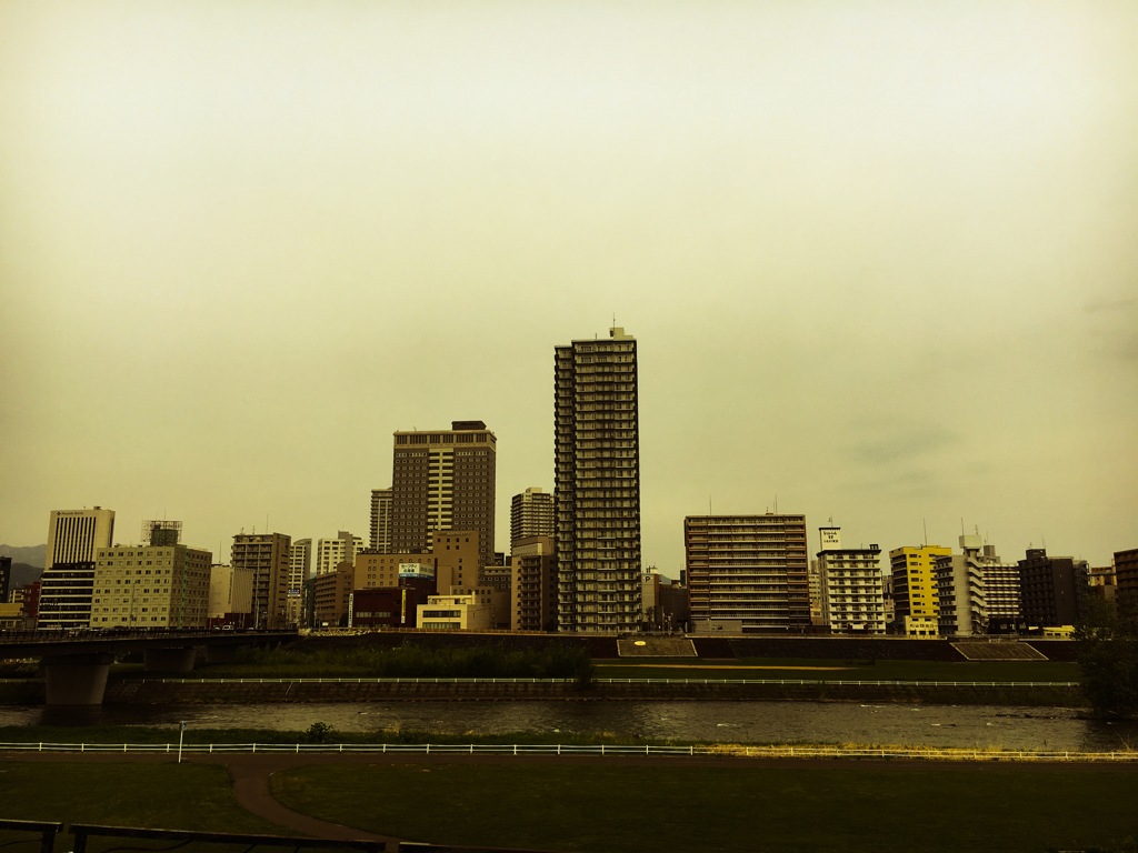 豊平川より
