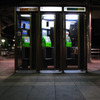 telephone boxes