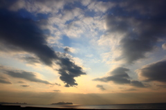 江の島の日の出