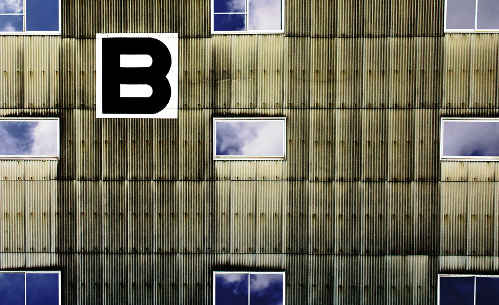 B