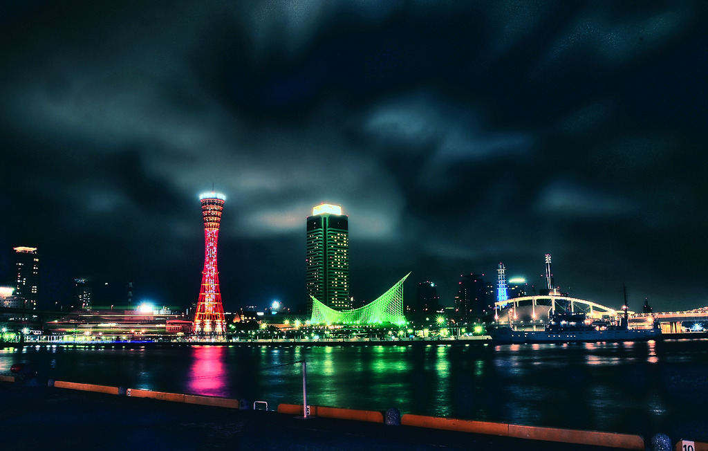 Kobe night view 07/HDR