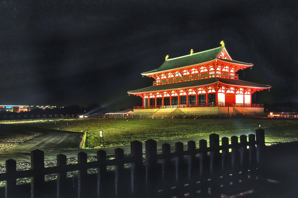 Nara daigokuden 01黒/HDR