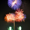 花火　ベランダより