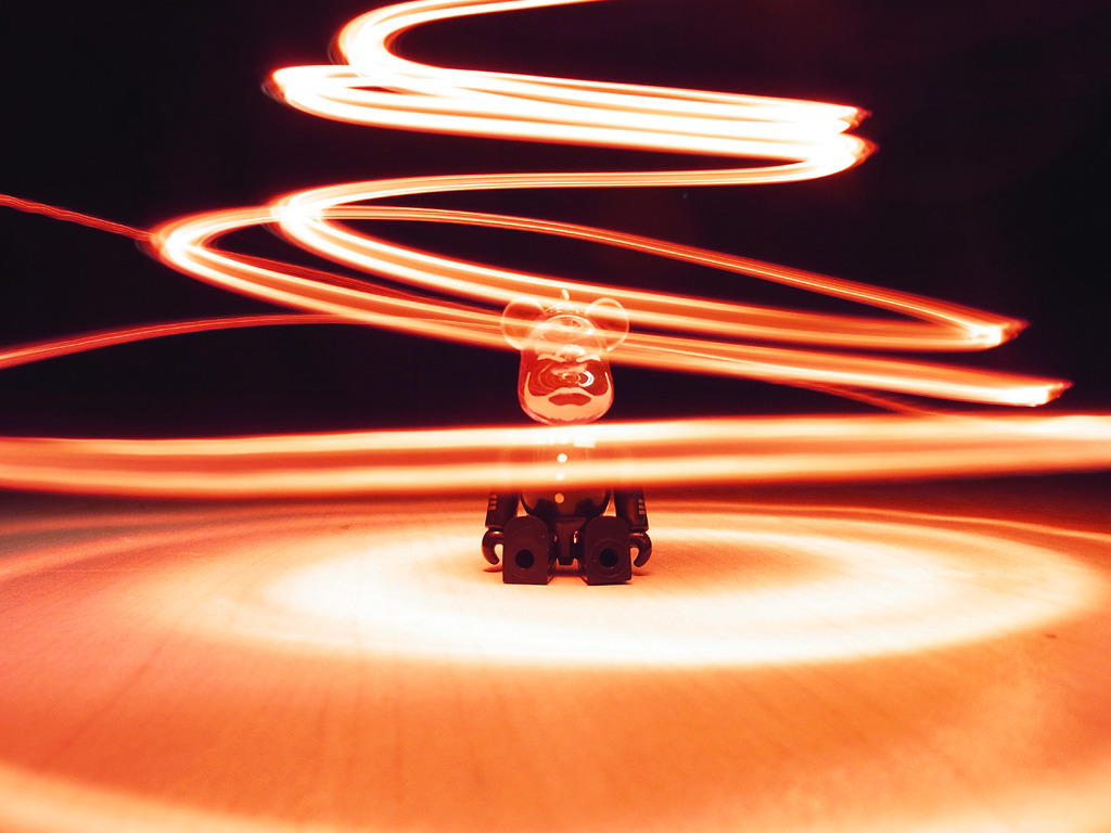 ロボット02 /Light Painting