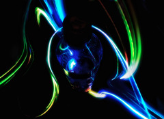 Colorful Cola/light painting