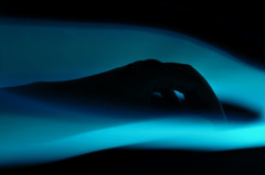 Ghost hand/light painting