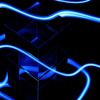 Blue Cube/light painting