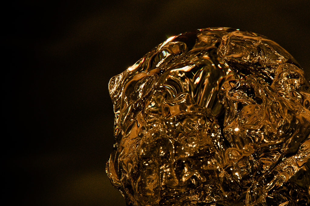 Gold Water splash