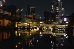 大阪夜景　淀屋橋駅付近 02