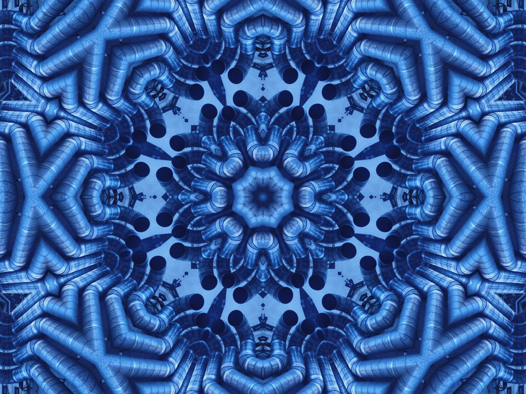 kaleidoscope　道頓堀の配管 01-a