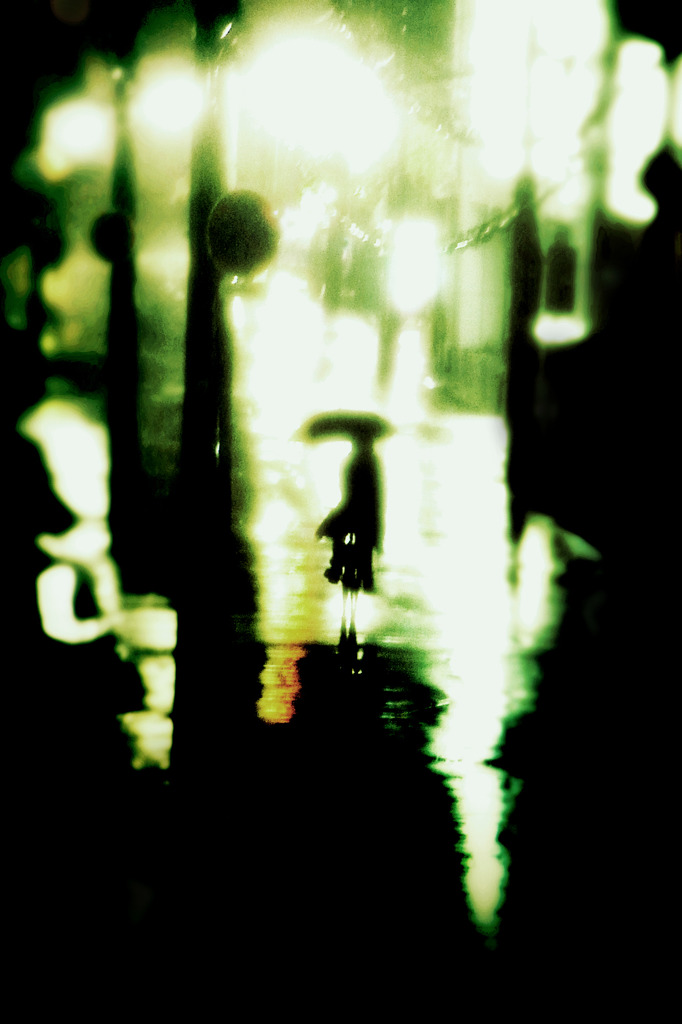 雨と自転車