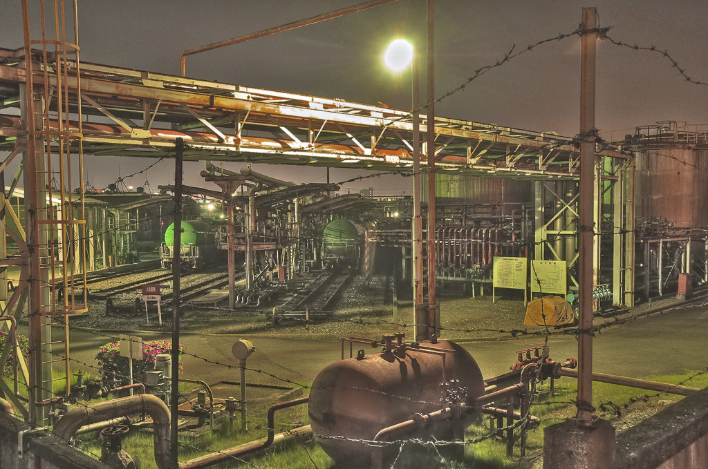 Yokkaichi city night view 01/HDR