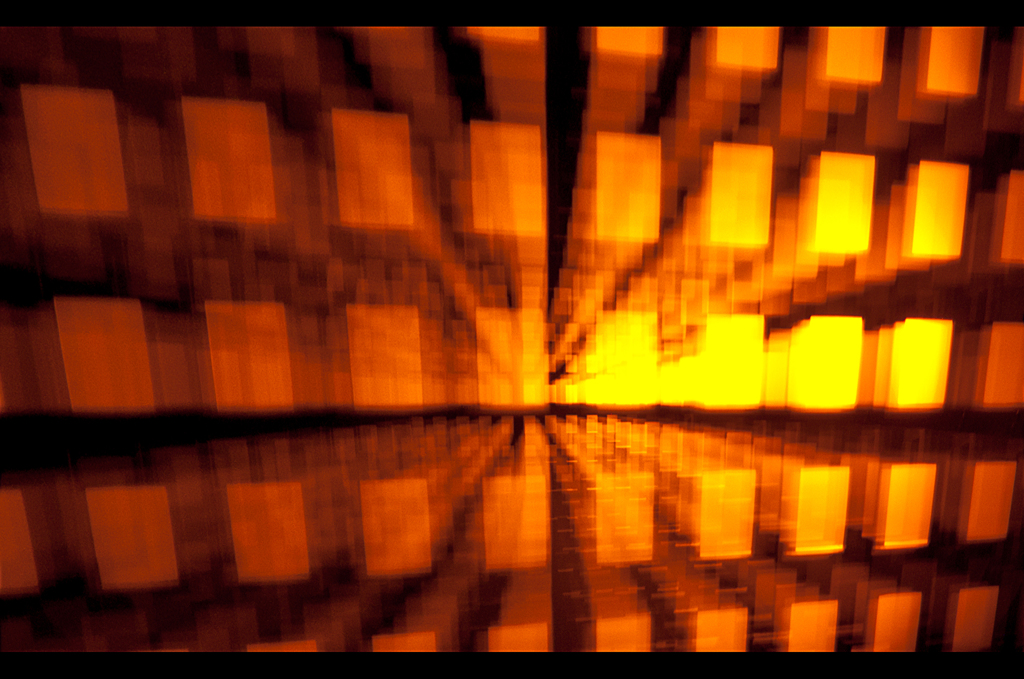 Orange Square /light painting