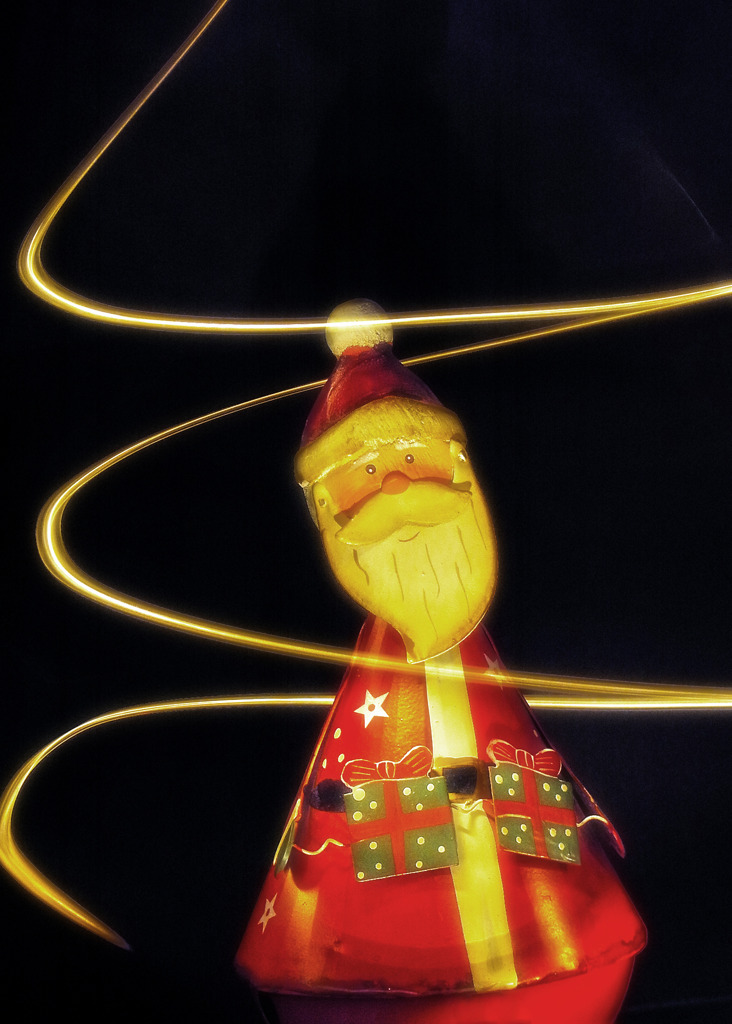 SANTA 2/light painting