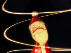 SANTA 1/light painting