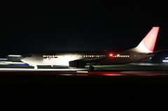 JAL B737-800 夜間飛行の終わり
