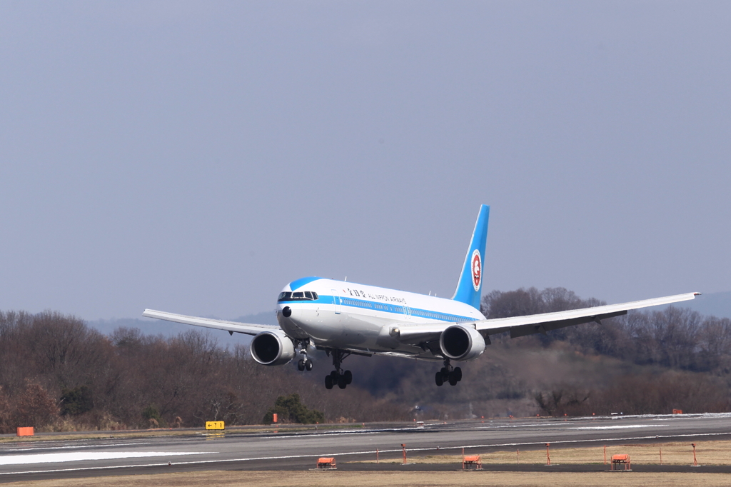 ANA B767-300 モヒカンジェット