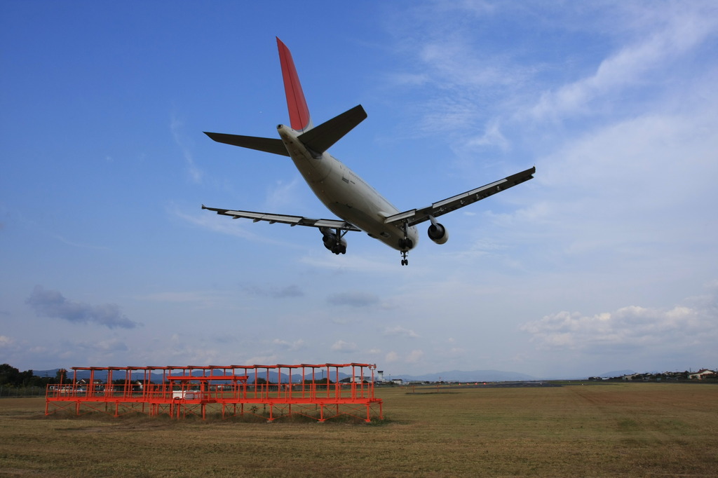 JAL A300-600R アプローチ