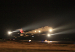 JAL 　MD-90 夜間飛行のはじまり