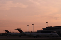 JAL MD-90 MD-81 出雲空港