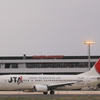 JTA B737-400と出雲空港