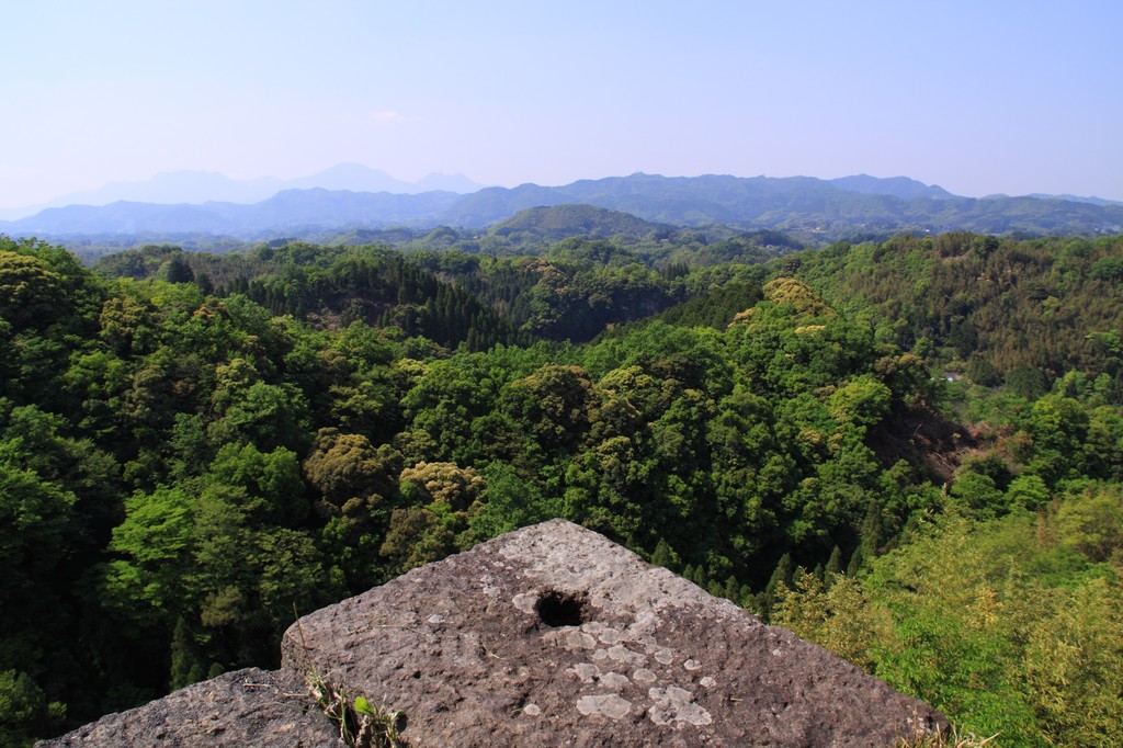 岡城～隅櫓跡から～