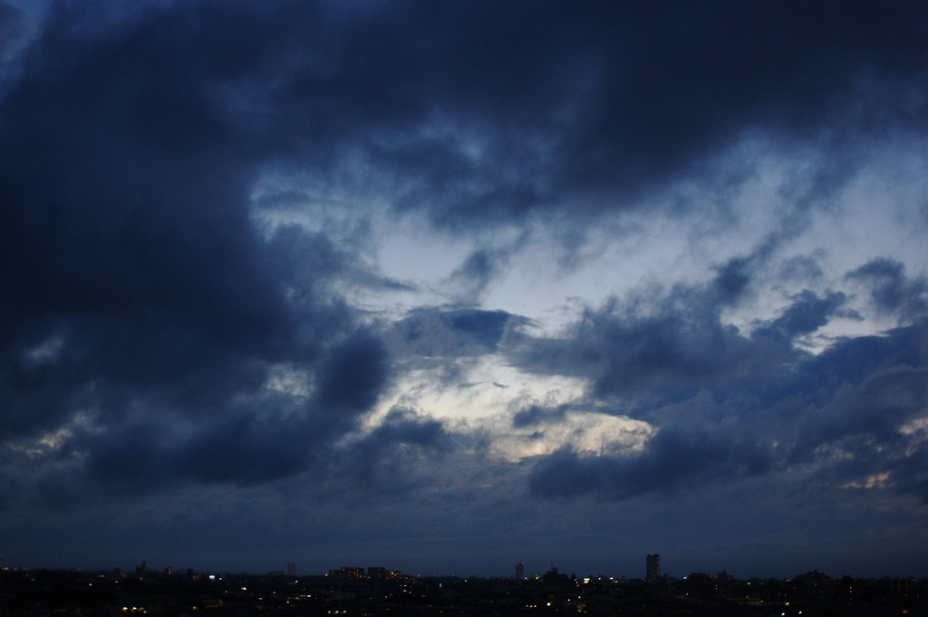 日曜日の夕方