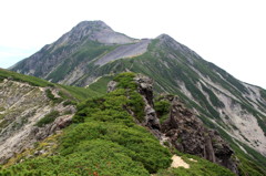 双六岳から笠が岳登山