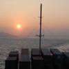 夕暮れの明石海峡