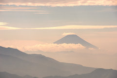 八ヶ岳からの富士