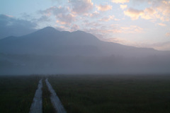 尾瀬の朝霧