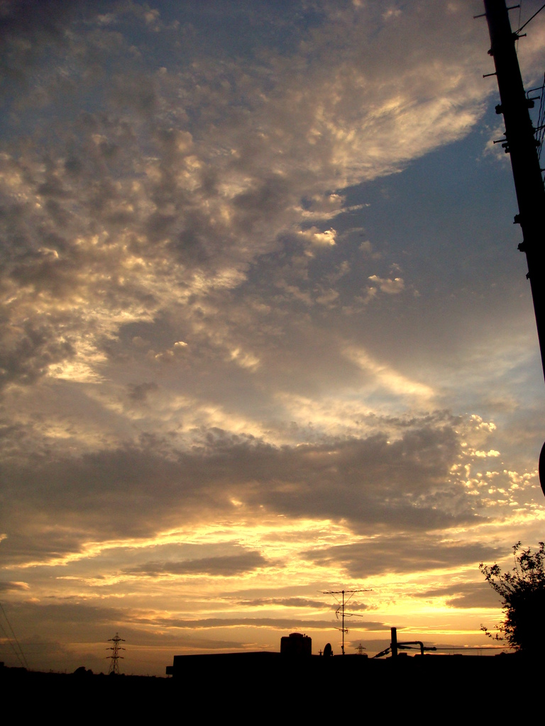 end of a day.