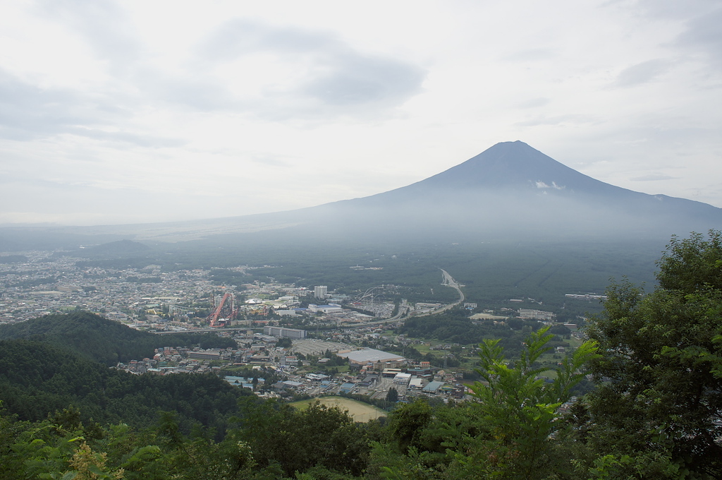 カチカチ山ロープウェイ富士見台駅から