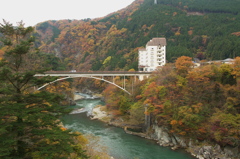 晩秋の鬼怒川2
