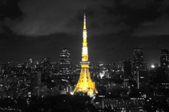 TOKYO TOWER(YELLOW)/夜景:東京タワー