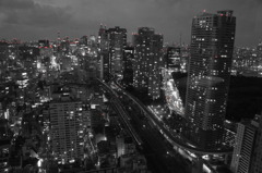 TOKYO BLACK NIGHT RED DOT/夜景:東京
