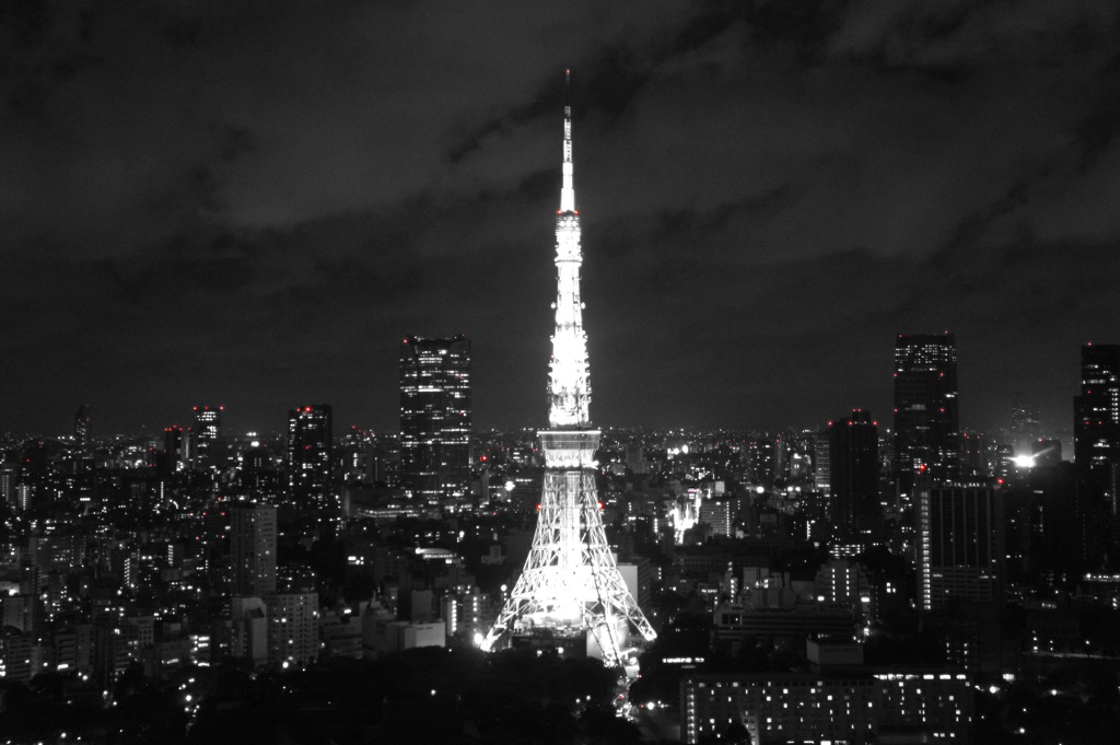 TOKYO TOWER (RED DOT)/夜景:東京タワー