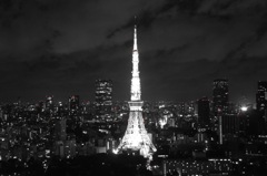 TOKYO TOWER (RED DOT)/夜景:東京タワー
