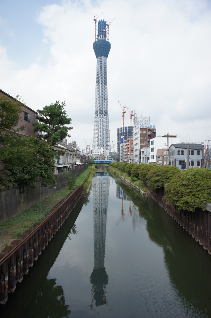 スカイツリー438m十間橋